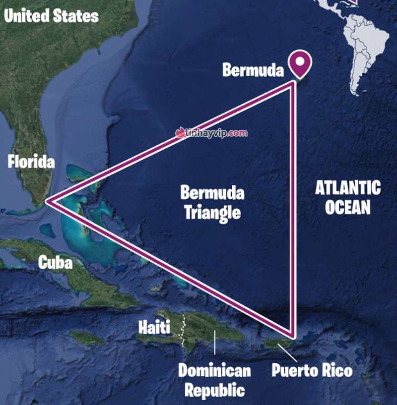 Tam giác quỷ Bermuda nằm ở đâu?