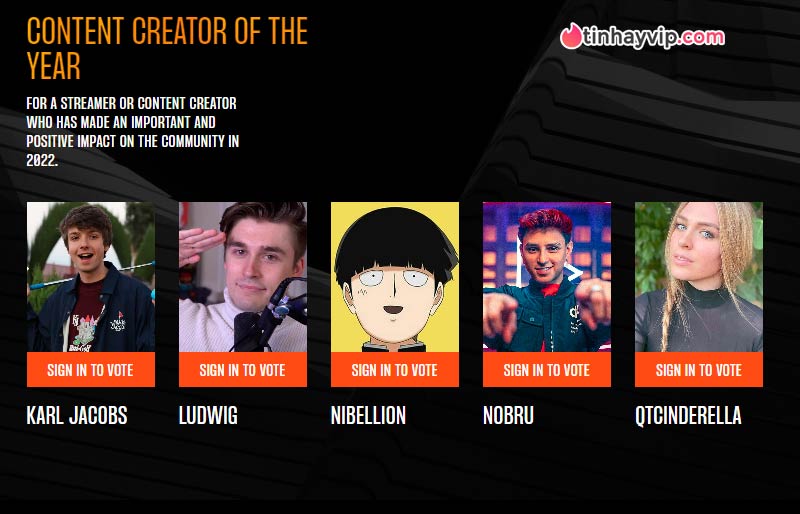 23 Content Creator Of The Year