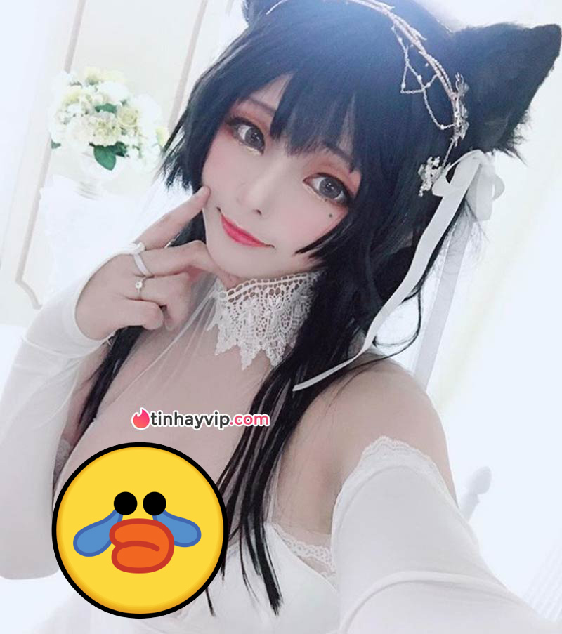 Top ảnh gái xinh cosplay mèo trắng 1