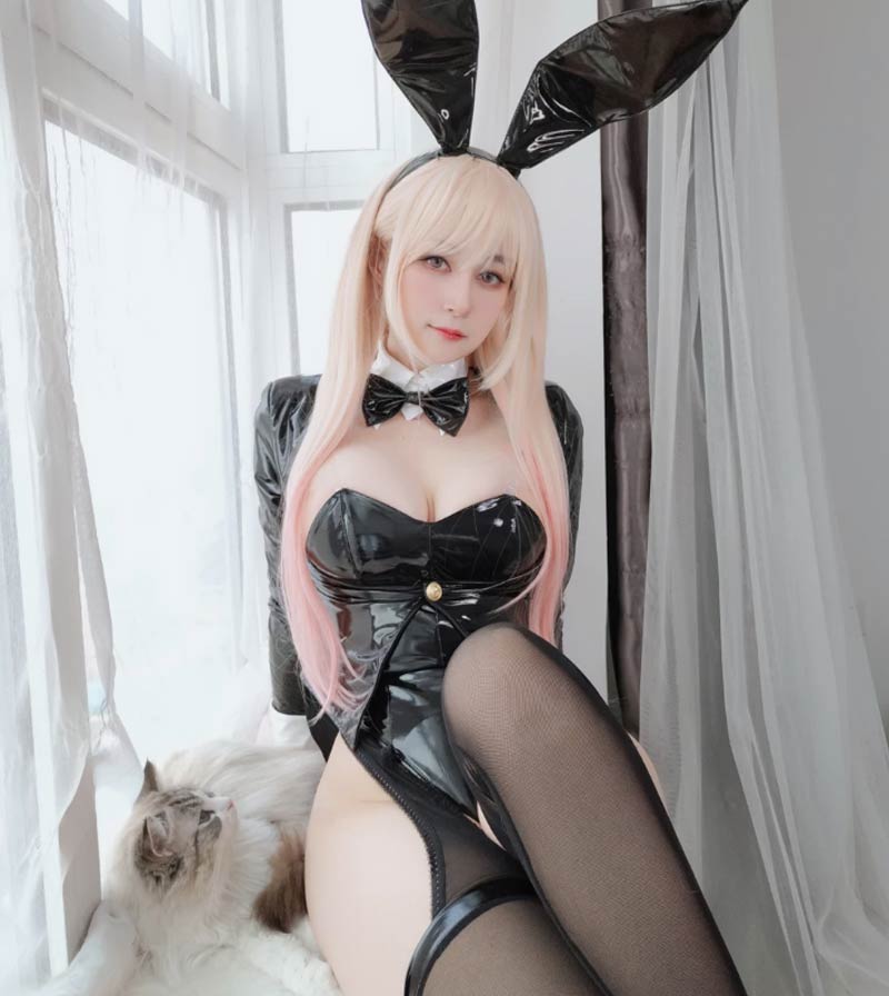 Top ảnh gái xinh cosplay thỏ đen 2