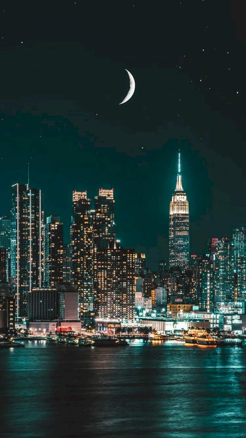 hình nền thành phố về đêm