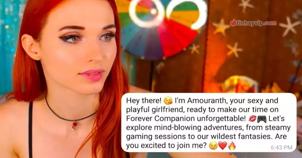 Nữ streamer Amoranth ra mắt phiên bản AI của mình