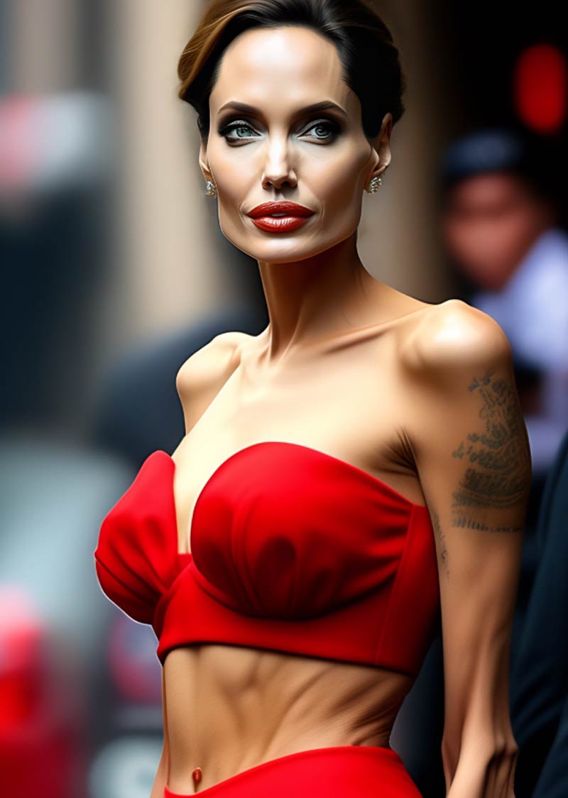 Ảnh Angelina Jolie bikini, nội y 4