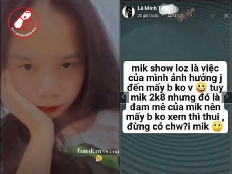 Lê Minh Thư 2k8 lộ clip show hàng