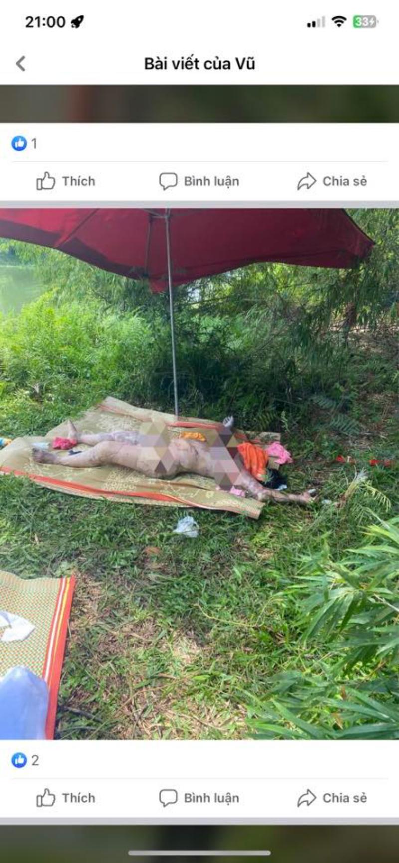 Cận cảnh thi thể nữ sinh tại hồ Núi Cốc Thái Nguyên 
