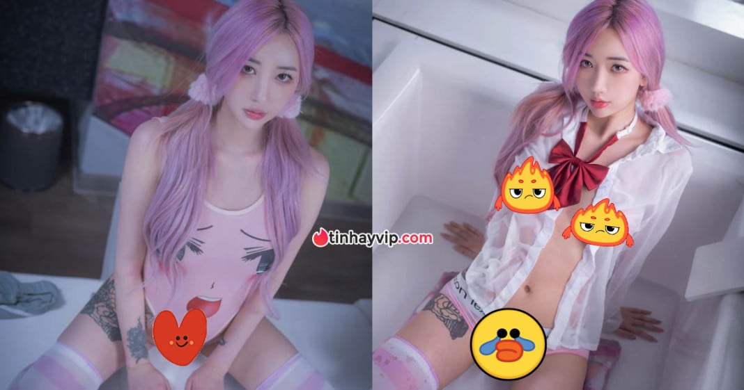 Nàng hot girl 18+ Jia đổi màu tóc xinh đẹp hết nấc