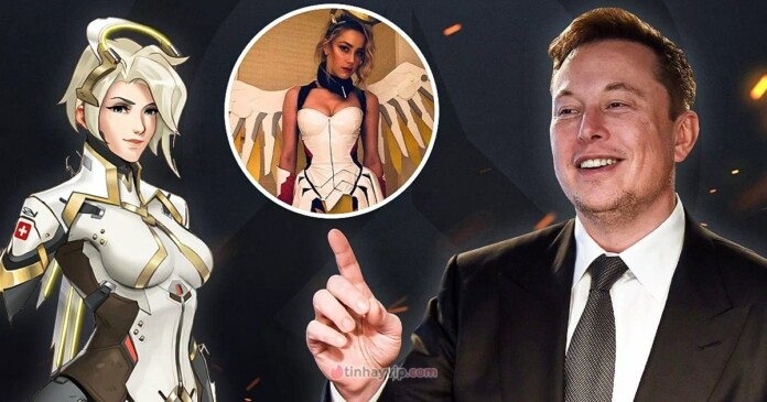 elon-musk-05 Elon Musk đăng ảnh cosplay Mercy trong Overwatch của Amber Heard