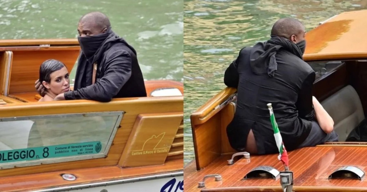 Cận cảnh clip nhạy cảm của Kanye West và vợ trên thuyền ở Venice