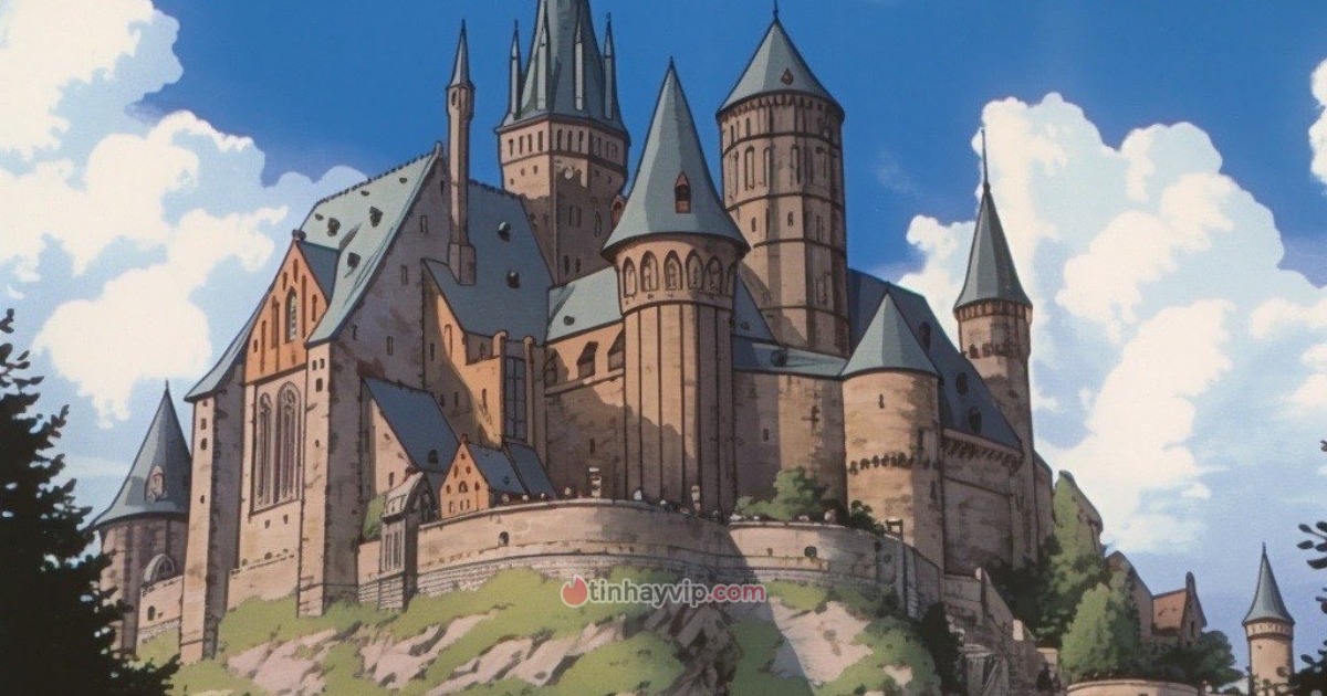 Hình ảnh của dàn diễn viên Harry Potter theo phong cách anime