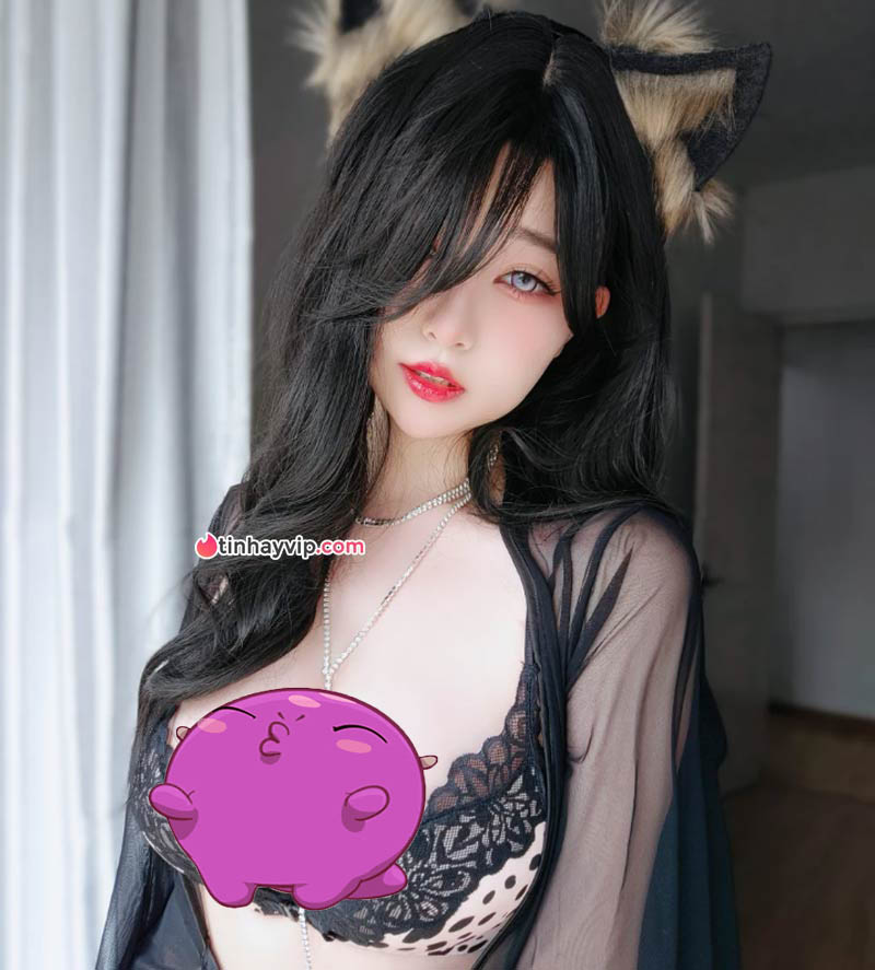 Hot girl 18+ Coty hóa nàng hồ ly xinh đẹp, gợi đòn Hot girl 18+ Coty cosplay hồ ly 3