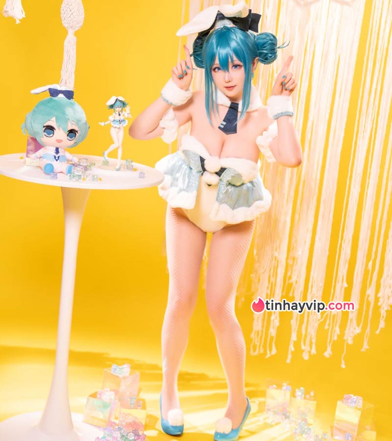 Cosplay Miku Bunny xinh đẹp 3