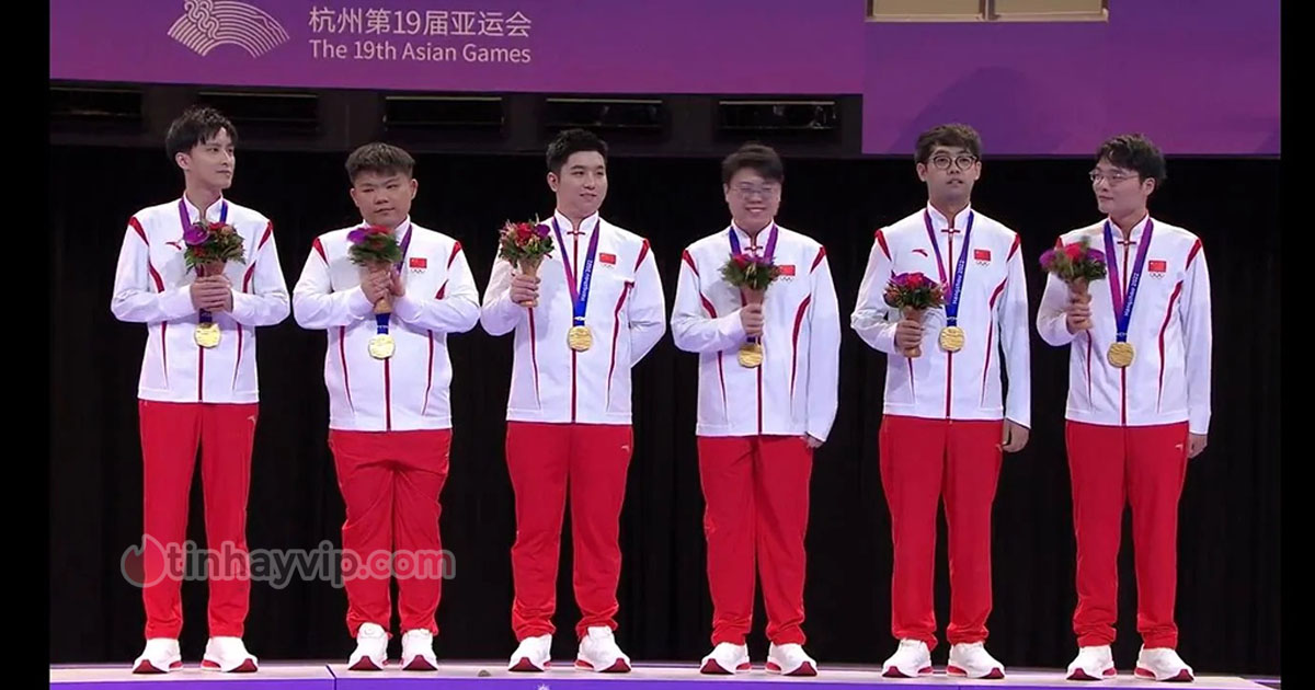 Đại diện Trung Quốc giành huy chương vàng ASIAD 19 Dota 2