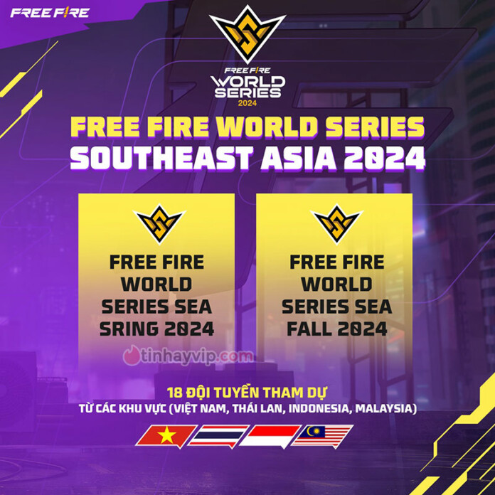 FFWS SEA 2024 Giải đấu Free Fire cho khu vực Đông Nam Á