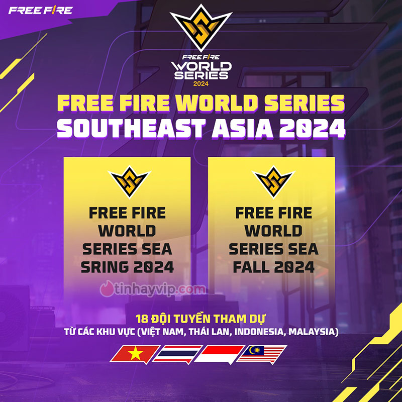 FFWS SEA 2024: Giải đấu Free Fire cho khu vực Đông Nam Á