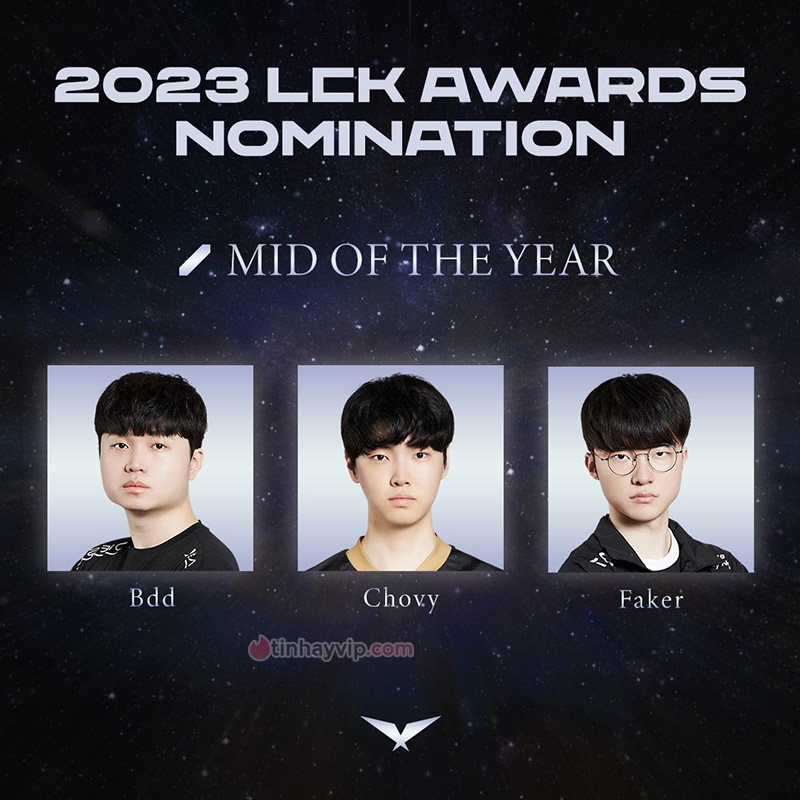 LCK Awards Nomination 2023: Cả 5 thành viên T1 được đề cử