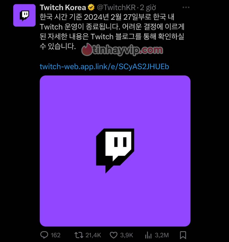 Twitch rút khỏi Hàn Quốc 1