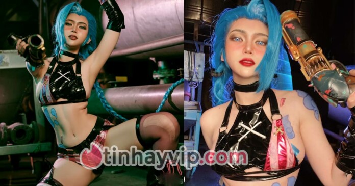 zinieq-cosplay-jinx-arcane-18-khien-game-thu-do-mat-0 ZinieQ cosplay Jinx Arcane 18+ khiến anh em game thủ đỏ mặt