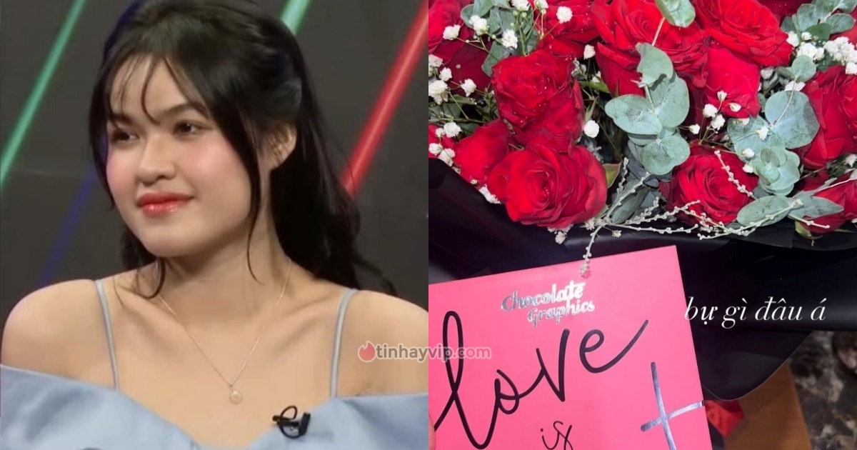 Hot girl 2k2 trong “Bạn muốn hẹn hò” đăng ảnh quà Valentine