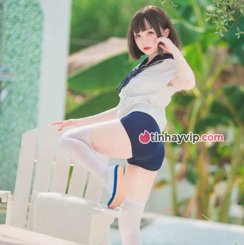 Hua Ling cosplay nữ sinh 5