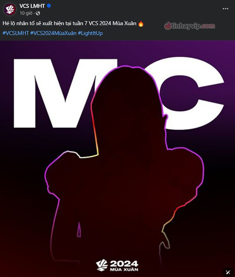 VCS hé lộ nữ MC mới sẽ xuất hiện ở VCS Mùa Xuân 2024