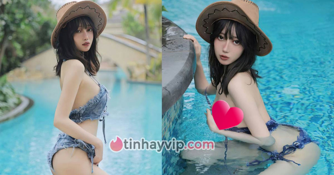 Hot girl 18+ Mooner giải nhiệt ngày hè với bikini gợi cảm