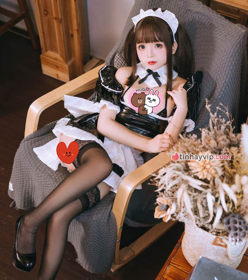 Rinai Jiao cosplay 18+ nàng hầu gái đảm đang Rinai Jiao cosplay hầu gái 4