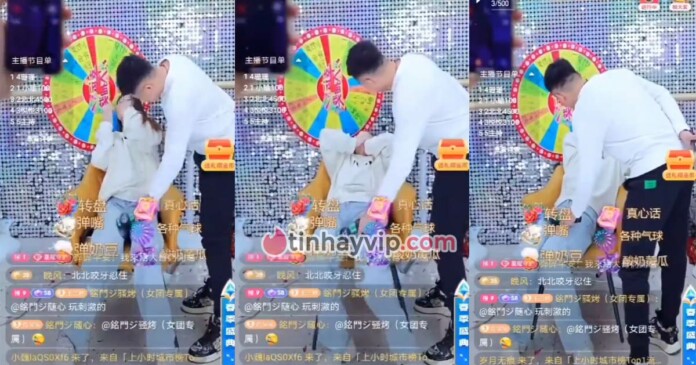 tiktoker-livestream-test-may-massage-len-vung-kin-0 Tiktoker livestream test máy massage lên vùng kín người mẫu