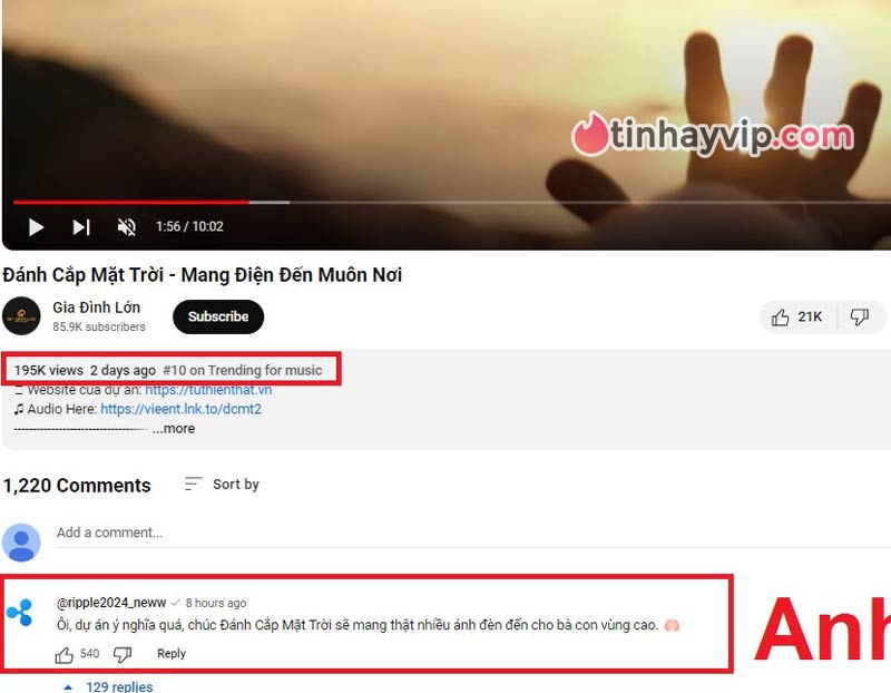 Youtube của Độ Mixi bị hack 2