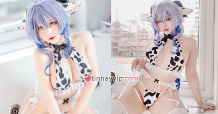 saya-momo-cosplay-ganyu-bikini-bo-sua-khieu-goi-0 Saya Momo cosplay Ganyu bikini bò sữa khiêu gợi