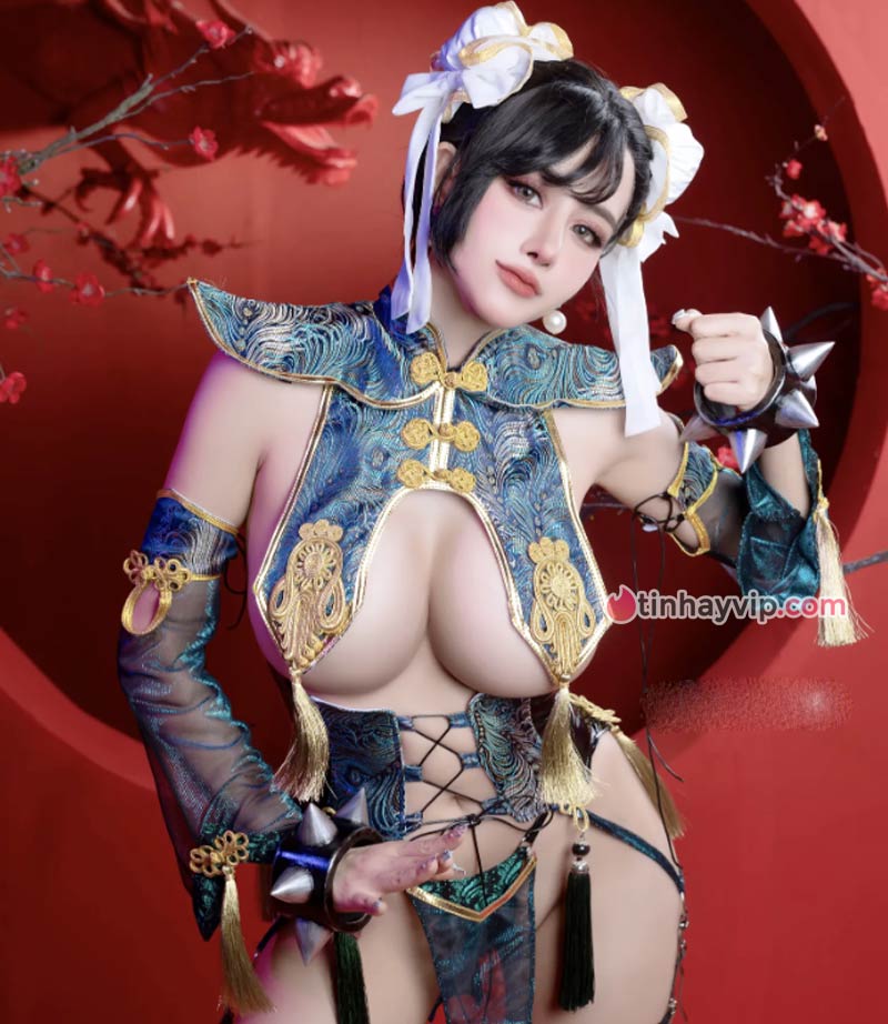 Byoru cosplay Chunli 18+ 15