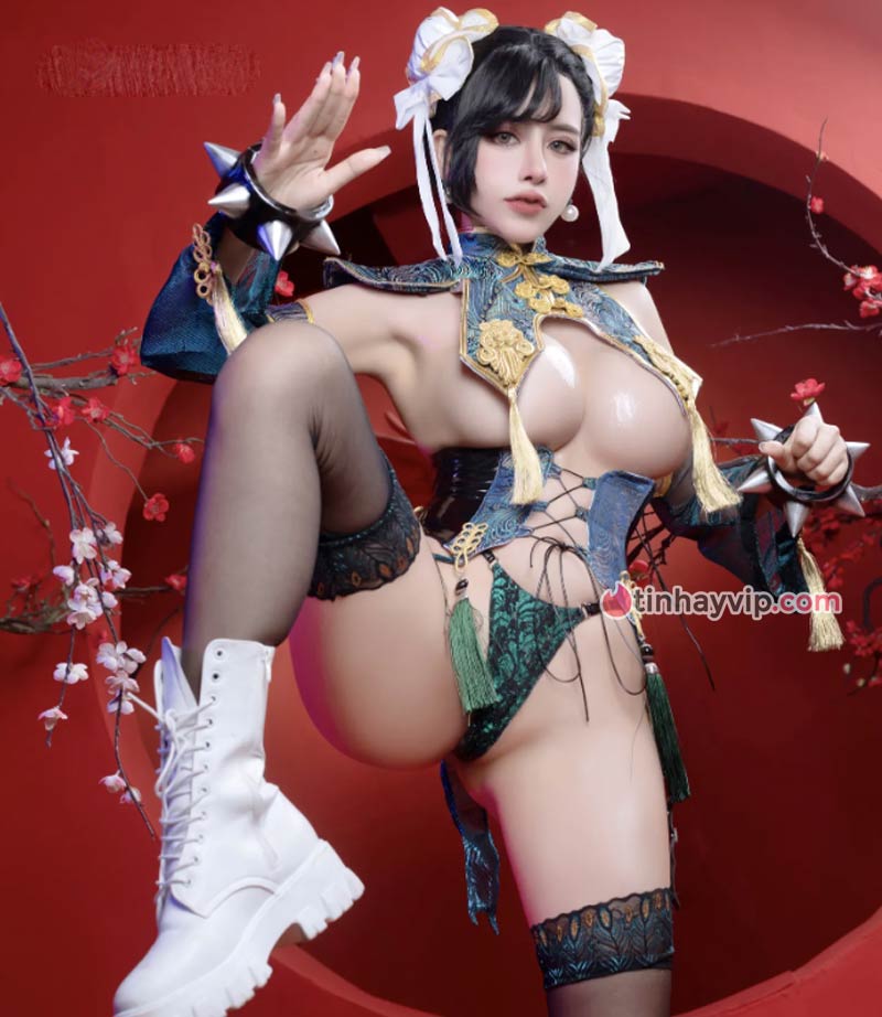 Byoru cosplay Chunli 18+ 14