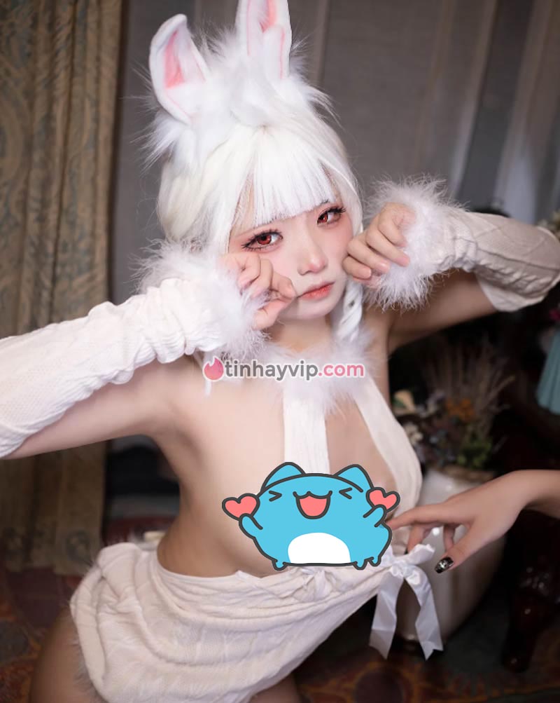 Đón Trung Thu với bộ ảnh cosplay 18+ thỏ ngọc của Nya Nya cosplay 18+ thỏ ngọc 5