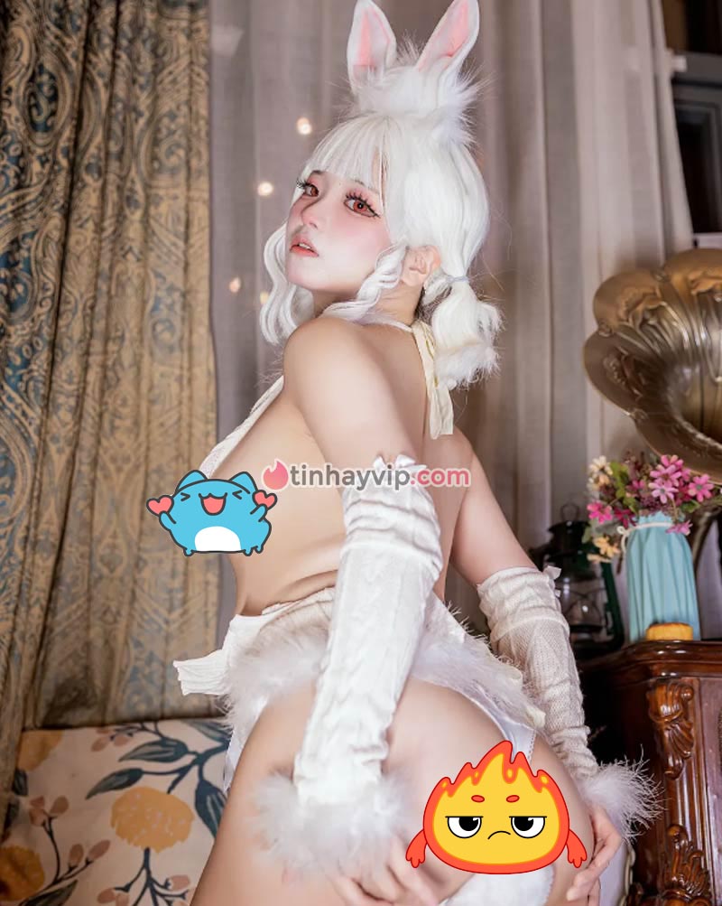 Đón Trung Thu với bộ ảnh cosplay 18+ thỏ ngọc của Nya Nya cosplay 18+ thỏ ngọc 7