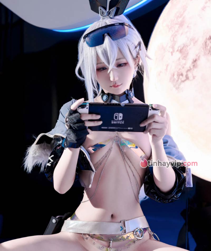 Kuuko W cosplay 18+ Silver Wolf 5