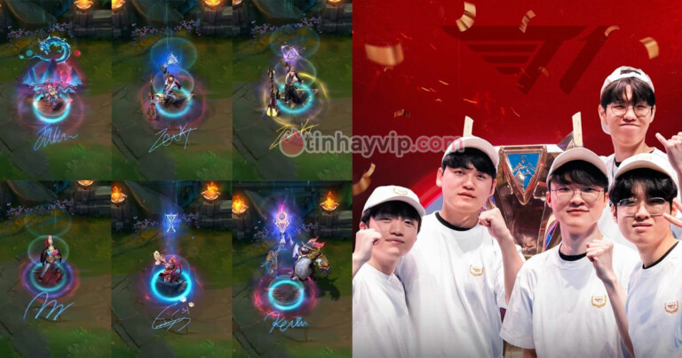 Chi tiết skin CKTG 2023 T1: Hiệu ứng xịn nhưng bị chê giao diện