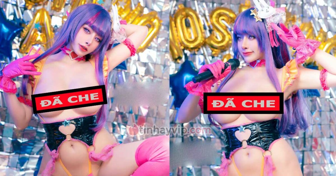 Byoru cosplay Ai Hoshino nude khoe trọn cặp loa khủng