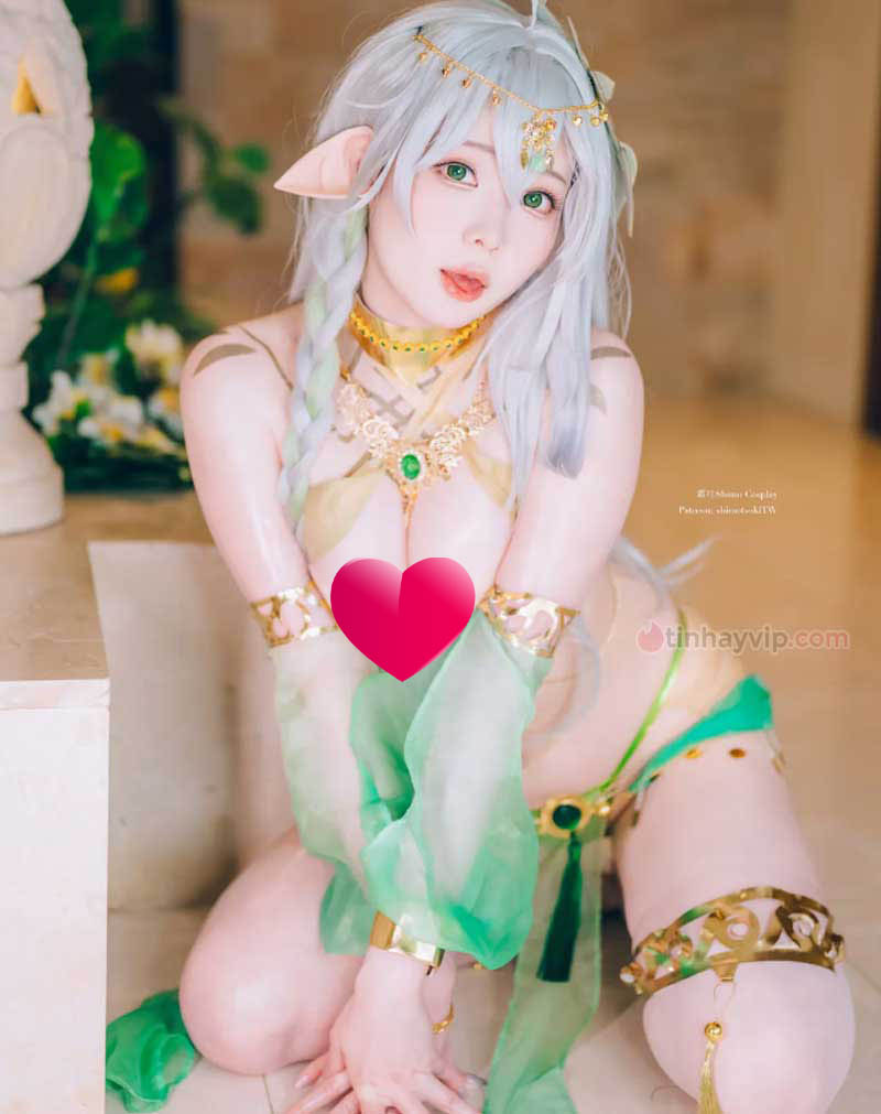 Shimo cosplay Nahida 18+ xinh như hoa, show hàng cực khét Shimo cosplay Nahida 18+ 2