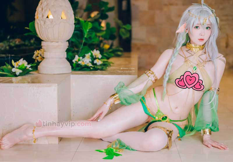 Shimo cosplay Nahida 18+ xinh như hoa, show hàng cực khét Shimo cosplay Nahida 18+ 1
