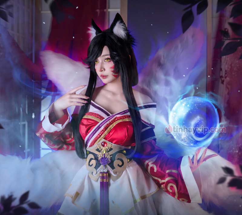 Umeko J cosplay Ahri LOL 11