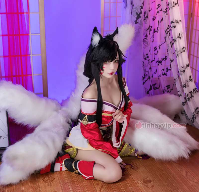 Umeko J cosplay Ahri LOL 8