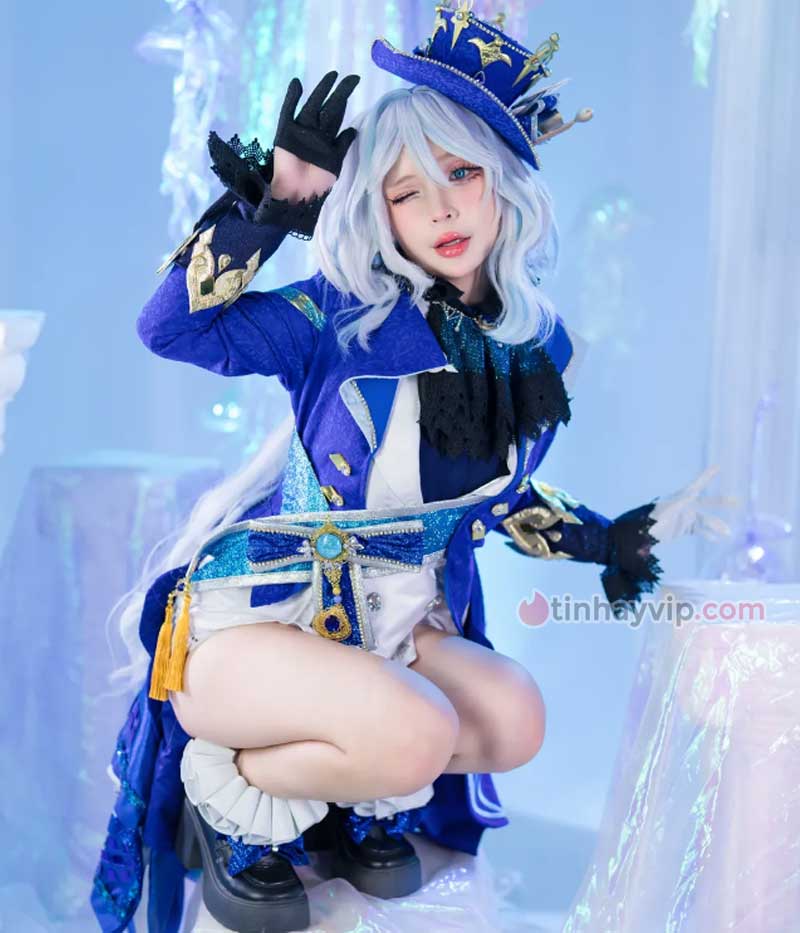 Umeko J cosplay Furina 18+