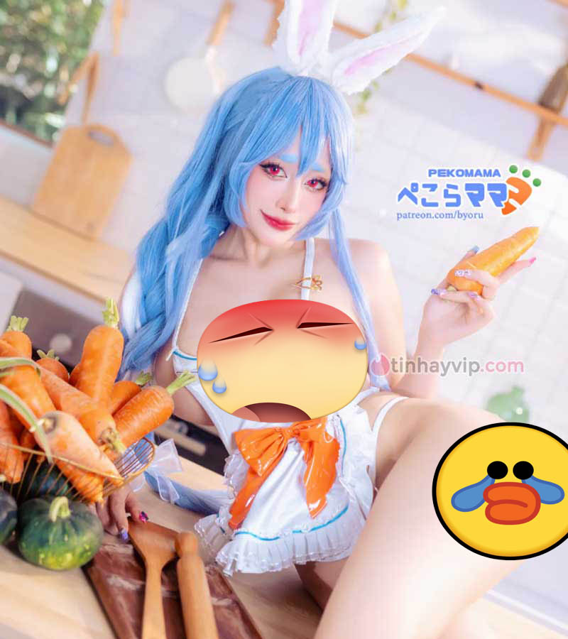 Byoru cosplay Pekomama 18+ khiến người xem đỏ mặt Byoru cosplay Pekomama 18+