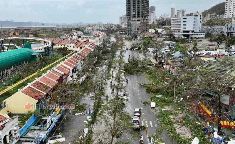 Hình ảnh kinh hoàng của bão Yagi