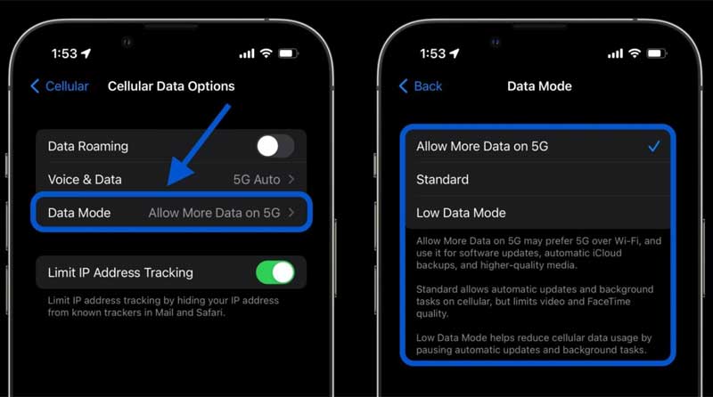 Cách bật 5G trên IOS