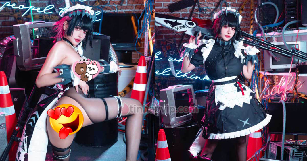 Byoru cosplay Ellen Joe ZZZ 18+ cởi bạo lộ hàng