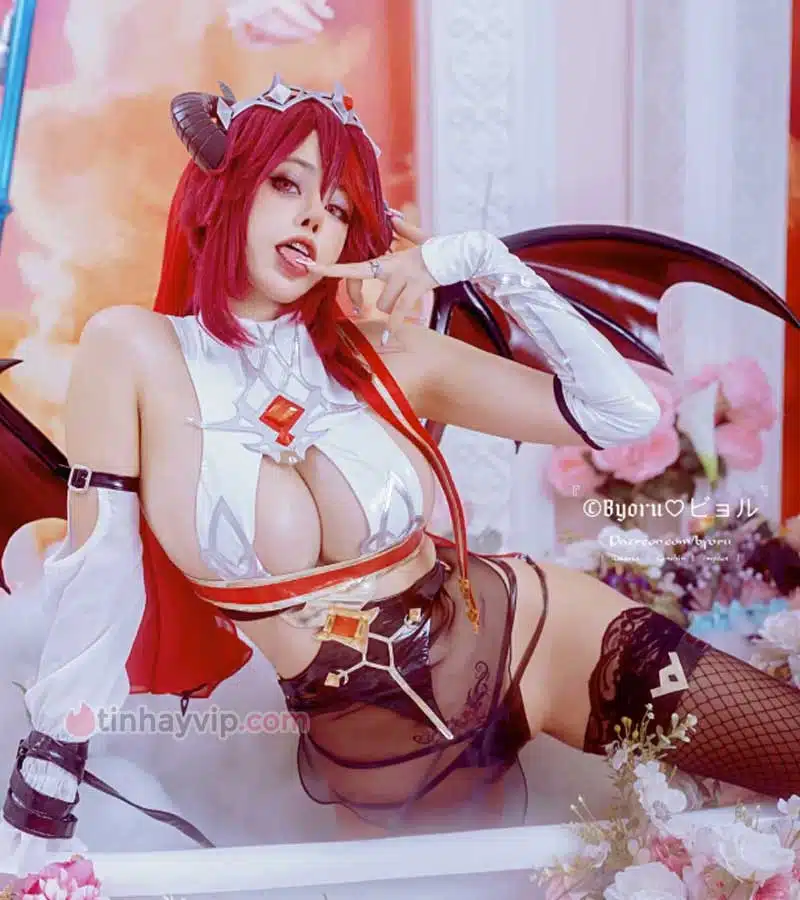 Byoru cosplay Rosaria 18+