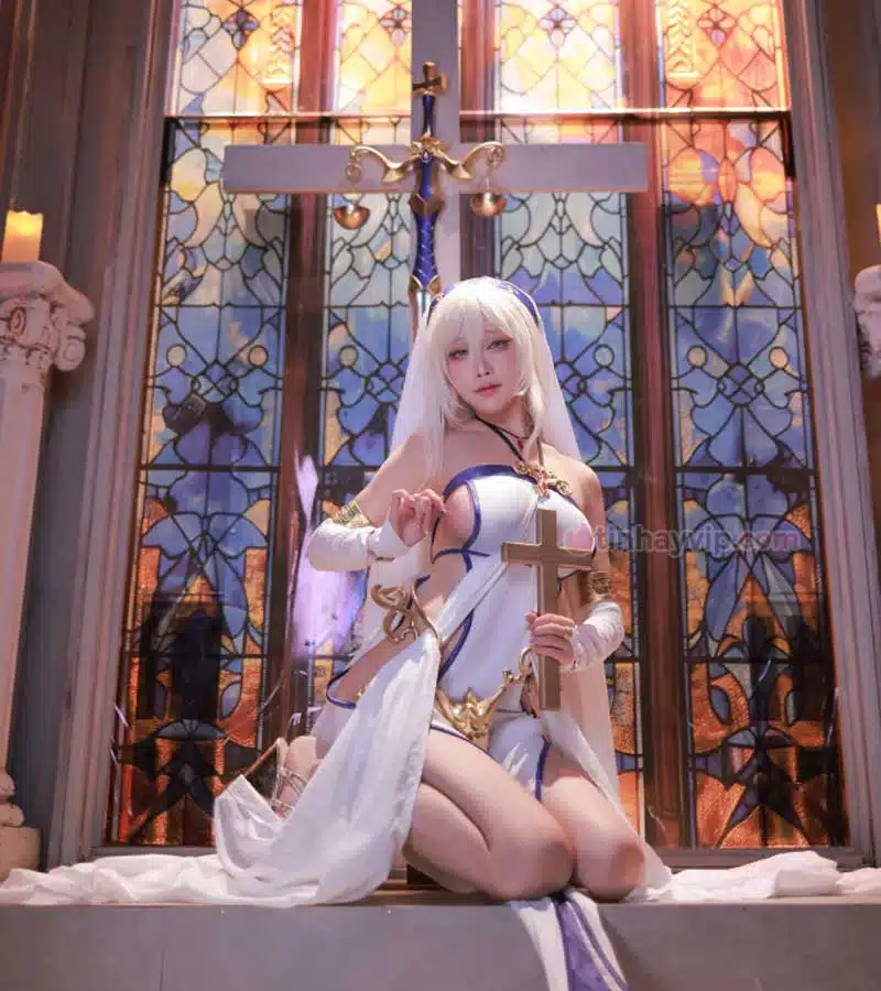 Aqua cosplay Sword Maiden 18+