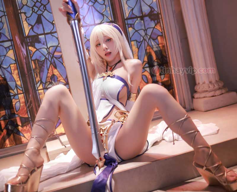 Aqua cosplay Sword Maiden 18+