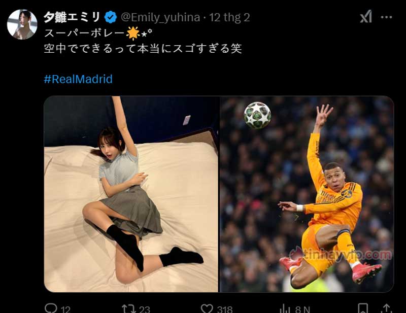 Emily Yuhina cosplay Kylian Mbappe