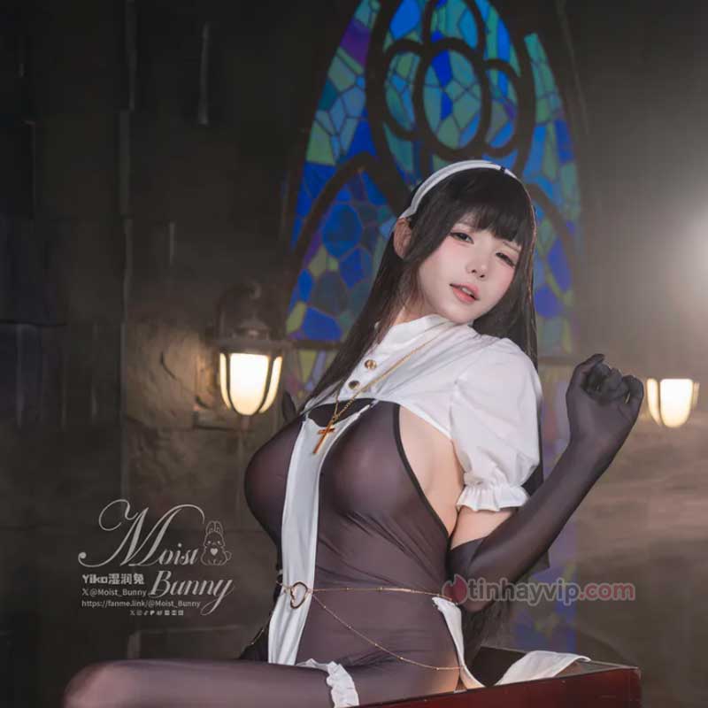 Yaokoututu cosplay nữ tu sĩ 18+